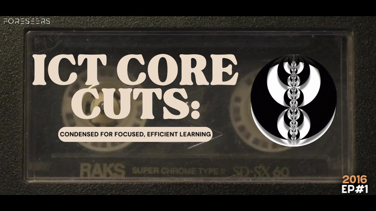 ICT Core Cuts: 2016 ICT Mentorship Core Content - Month 1 - Elements Of A Trade Setup!