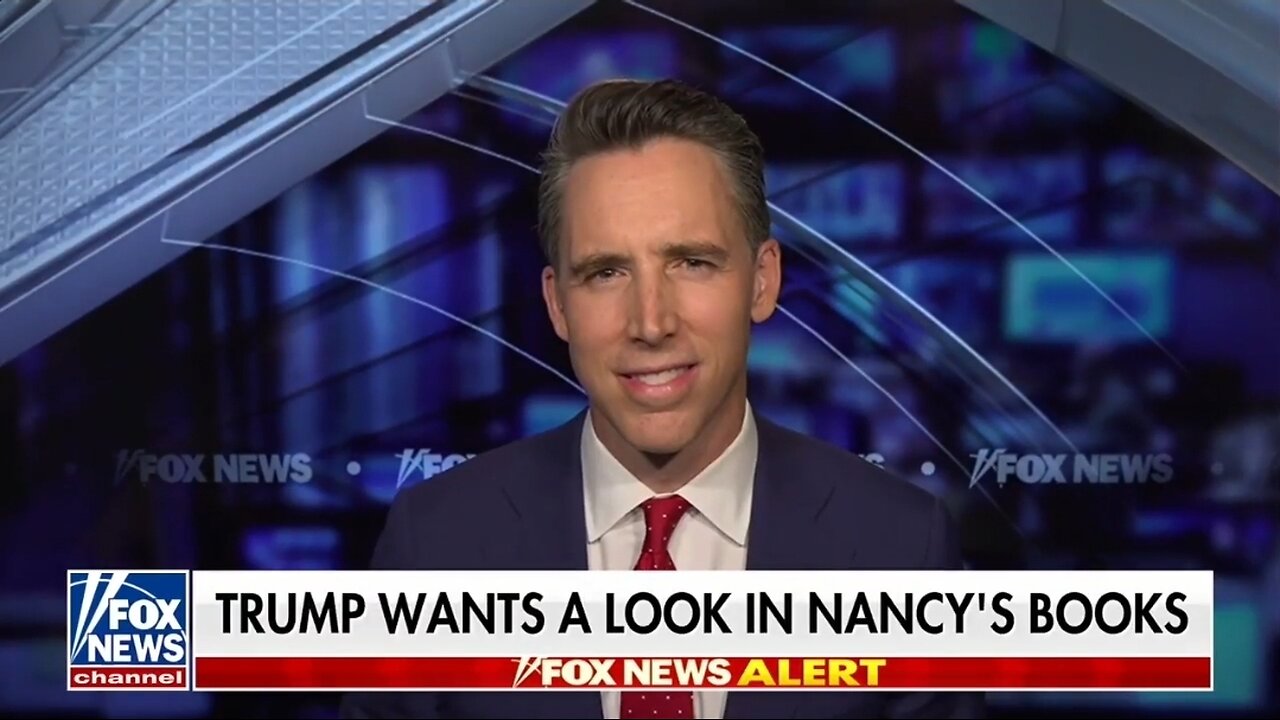 Sen Josh Hawley: Pelosi Should Be Prosecuted