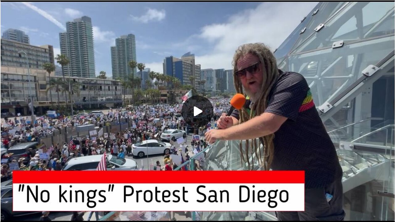 NO KINGS Protest in San Diego was Fu*King MASSIVE