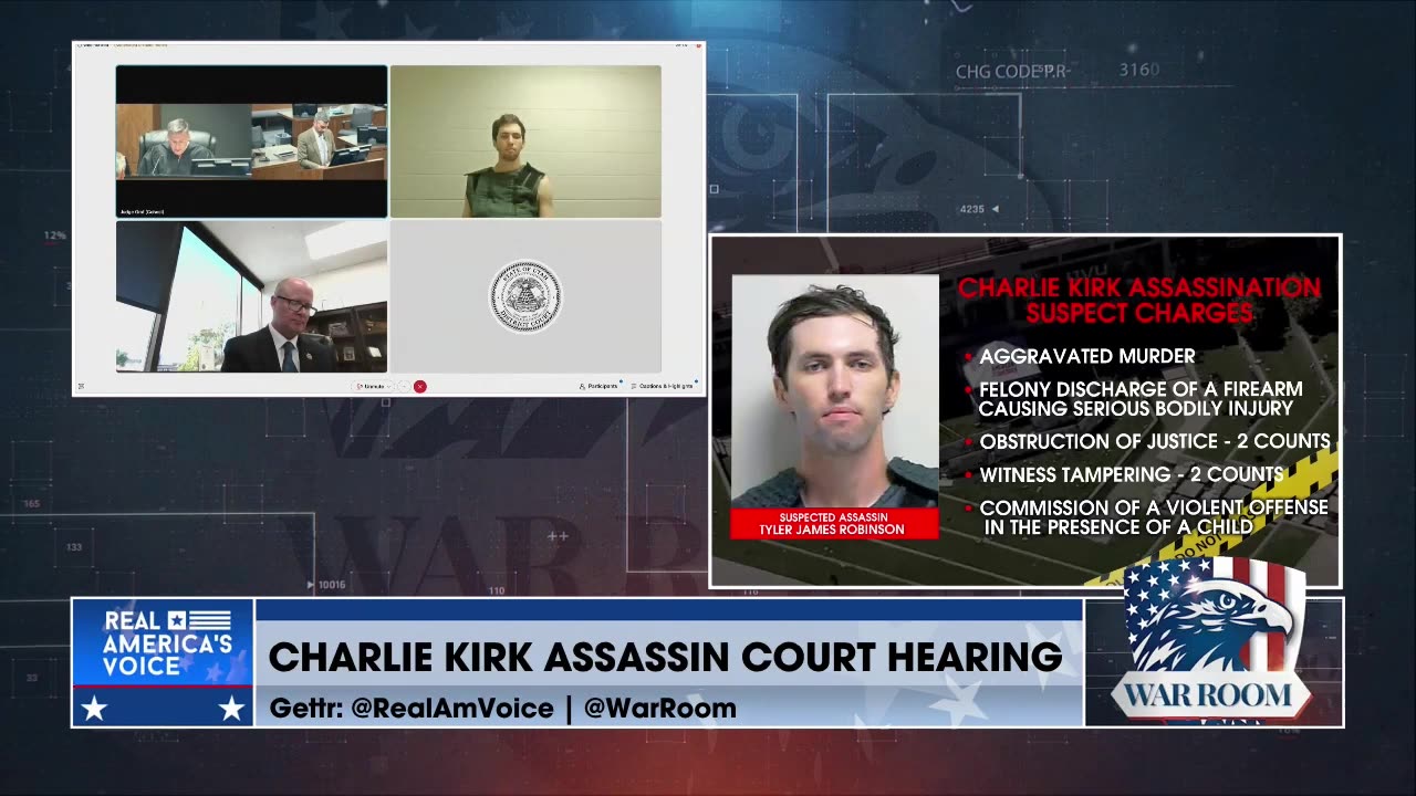 Charlie Kirks Assassin Tyler Robinsons Arraignment Hearing