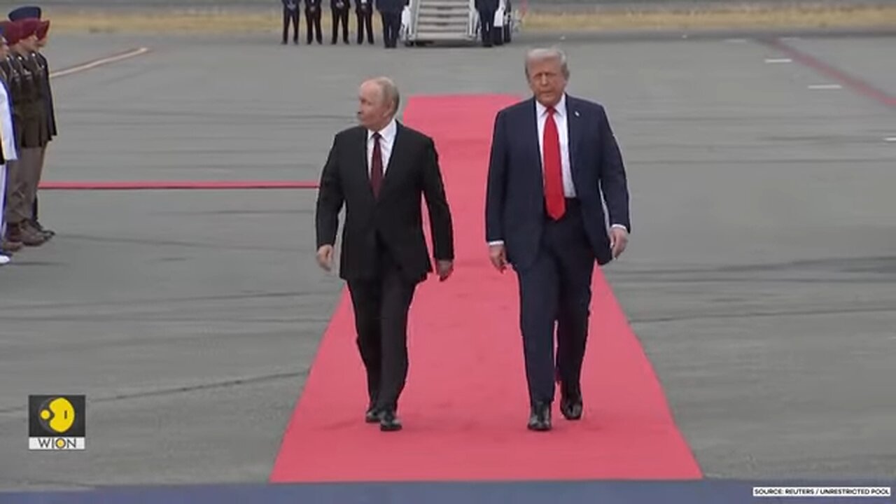 Trump Meets Putin: B-2 Stealth Bombers Flyover As Trump Greets Putin In Alaska