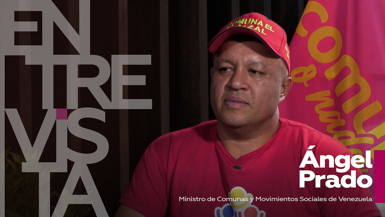 Ángel Prado, ministro de Comunas y Movimientos Sociales de Venezuela