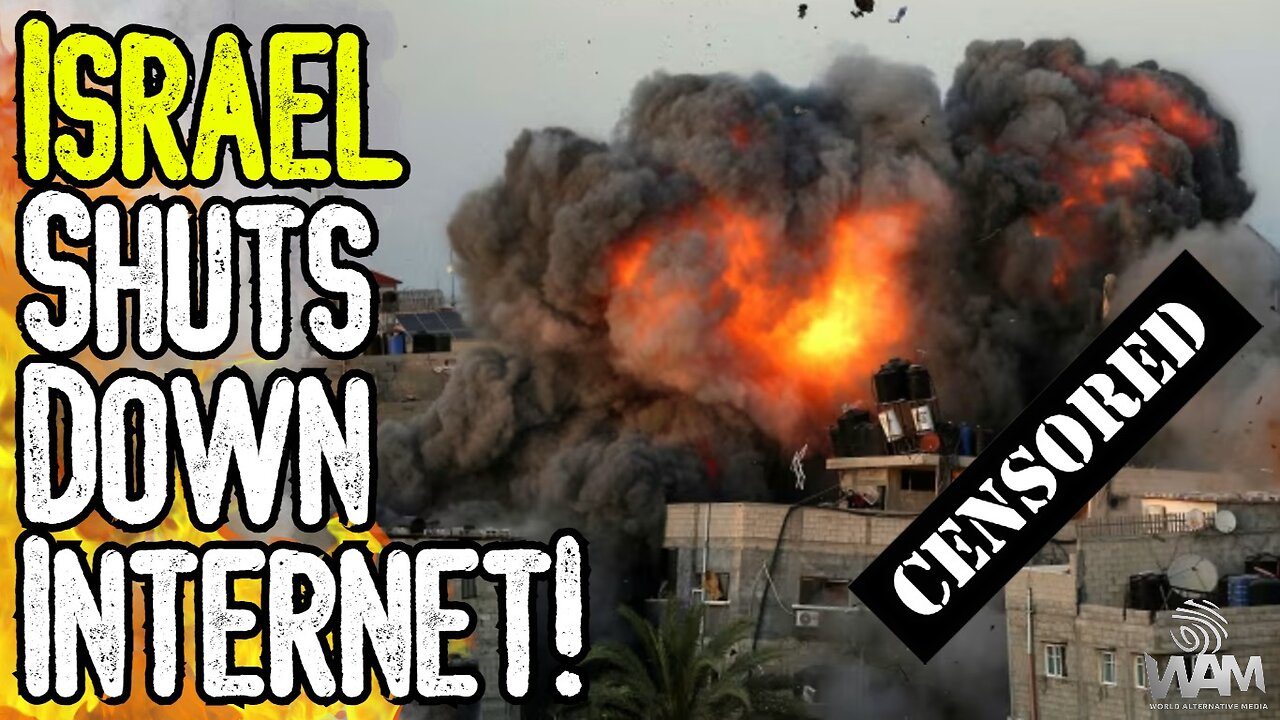 BREAKING: ISRAEL SHUTS DOWN INTERNET! - 800,000 Palestinians Silenced! Israeli Censorship Exposed!