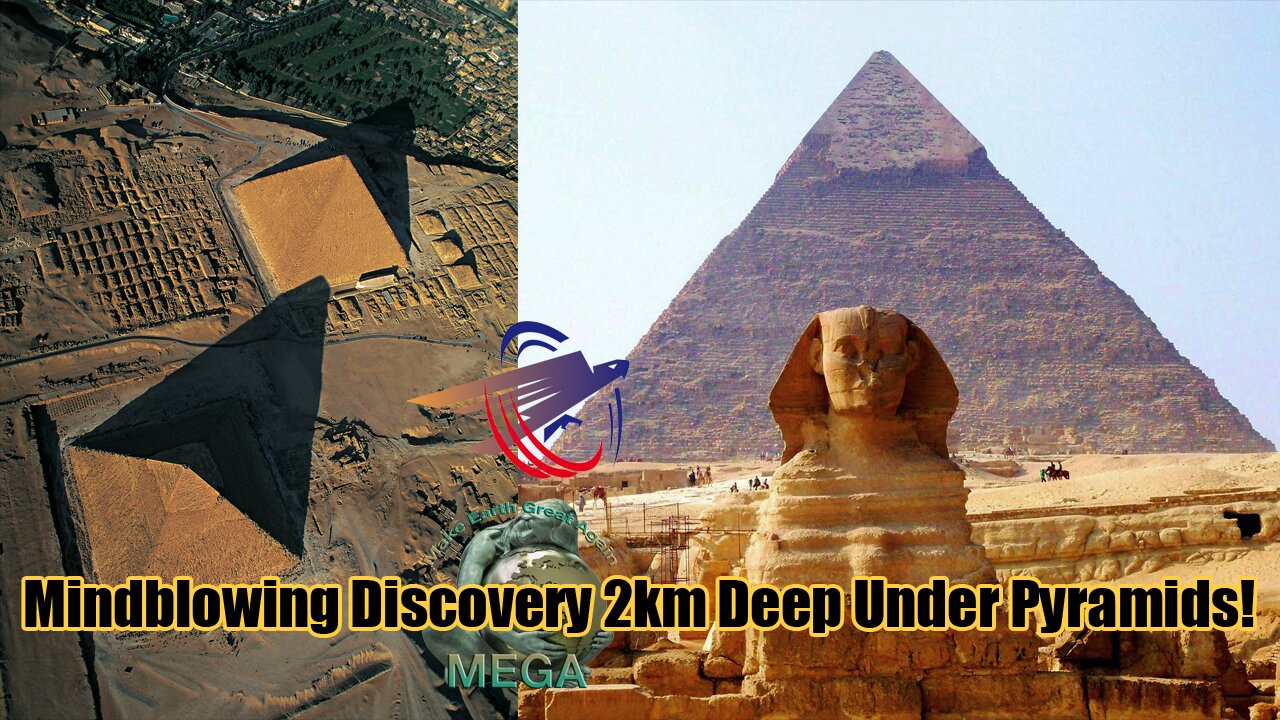 A Mindblowing Discovery 2km Deep Under Pyramids! New radar-based study has uncovered extensive underground formations beneath Egypt’s Khafre Pyramid, challenging long-held assumptions about the Giza Plateau