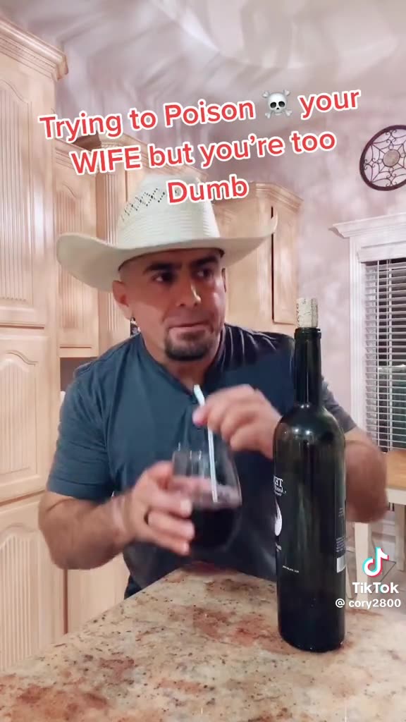 Trying to Poison your WIFE but youre too🙃 Dumb