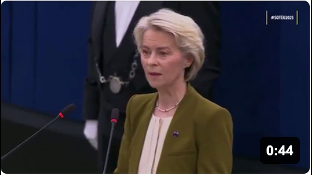 Ursula von der Leyen : Battle lines for a New World Order based on power are being drawn right now.
