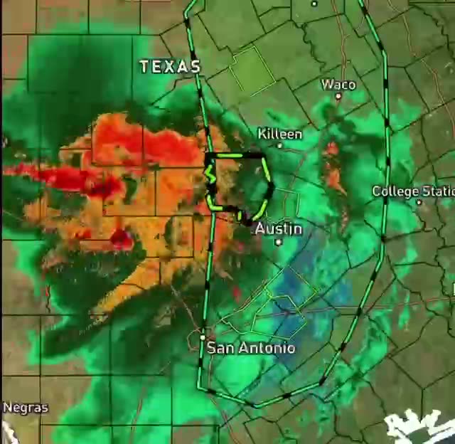 Texas flooding, remnants of Hurricane Barry Stalled over the Region