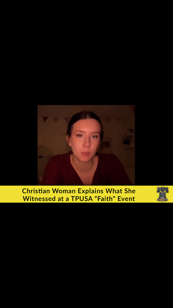 Christian Woman Explains What She Witnessed at a TPUSA Faith Event