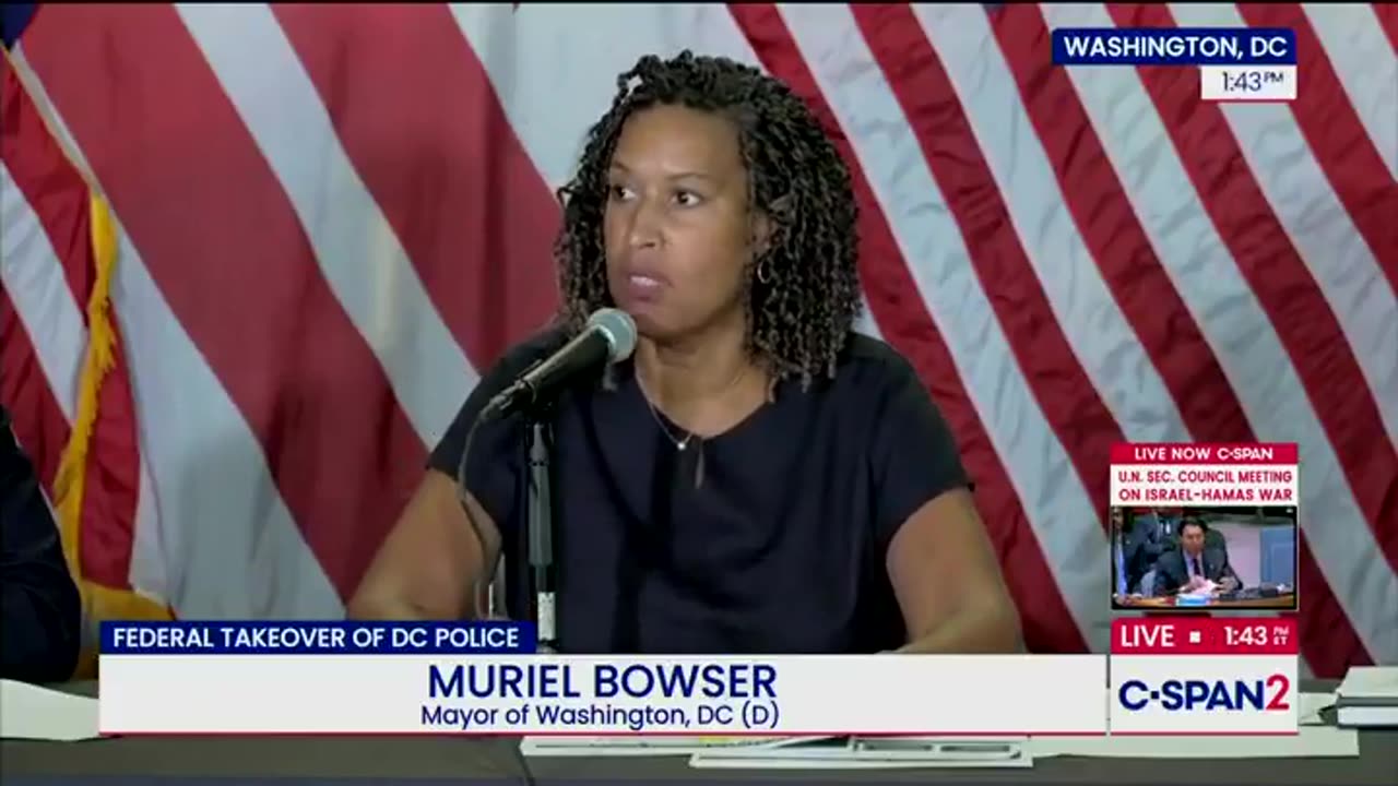 DC Mayor Muriel Bowser Expresses Gratitude for Trump’s Crackdown While Reading Incredible Stats