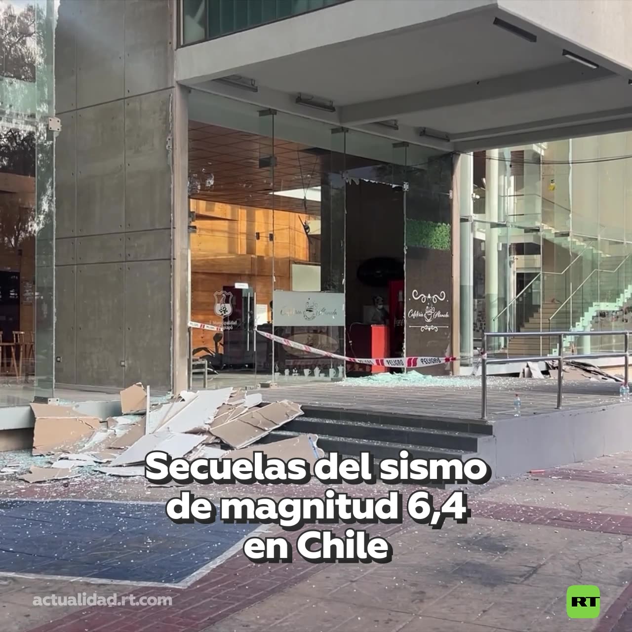 Sismo de magnitud 6,4 causa daños y cortes de electricidad en Chile
