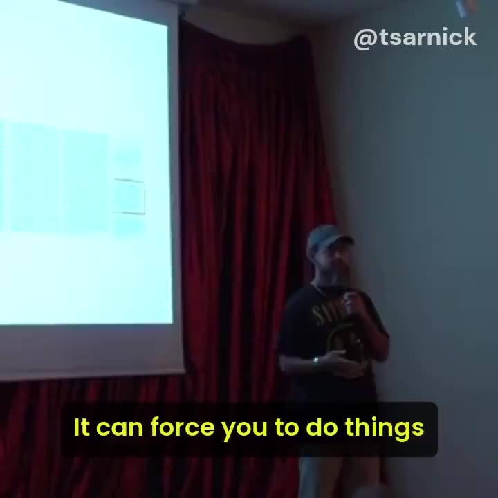 Jack Dorsey: Everything you think you own is actually just a lease from the government when they have a monopoly on violence, because they can seize your property at any time.