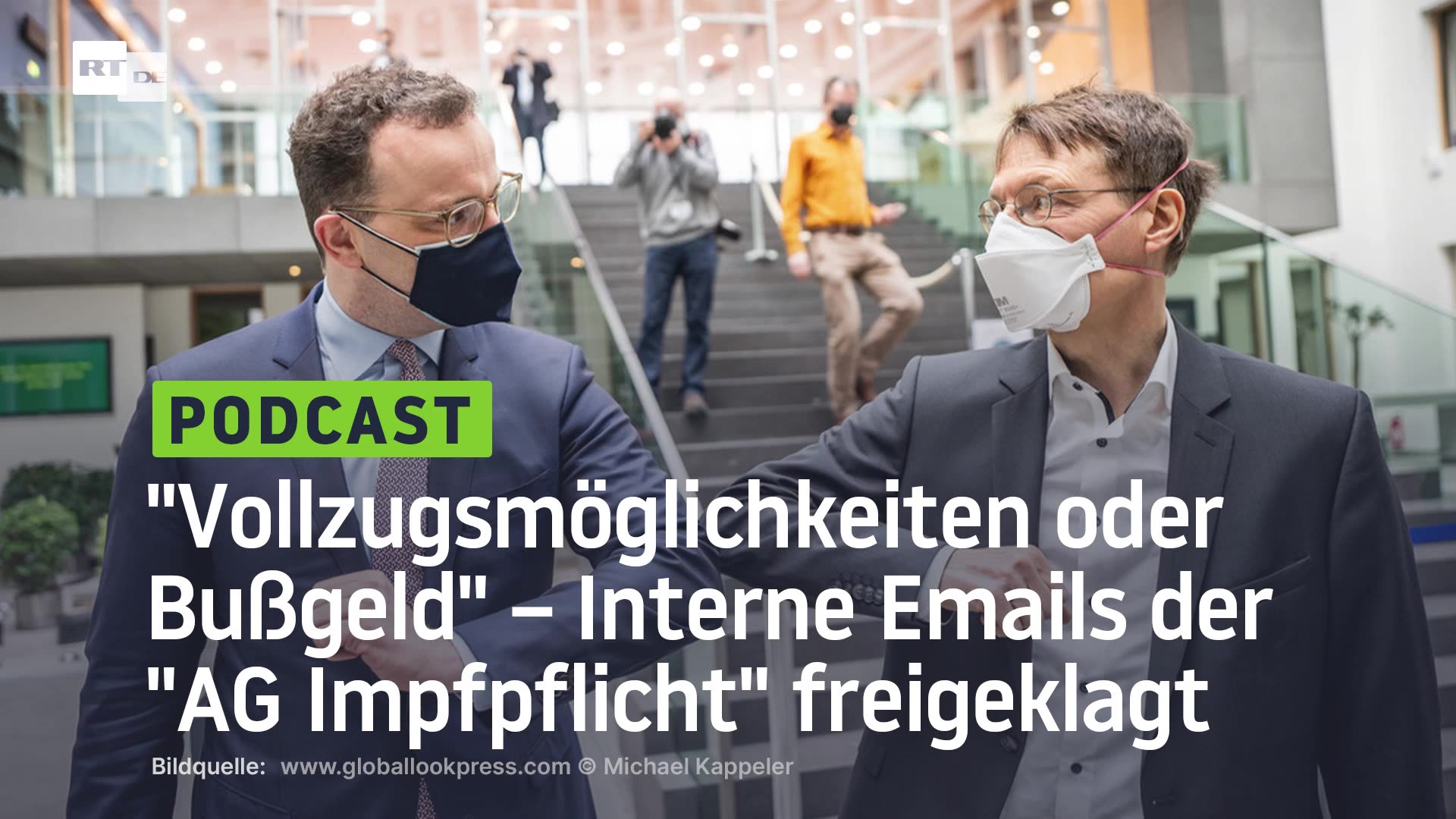 Vollzugsmöglichkeiten oder Bußgeld – Interne Emails der AG Impfpflicht freigeklagt