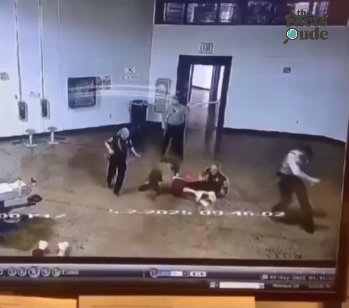 Footage of MS-13 Members Stabbing 3 Corrections Officers at a Virginia Prison