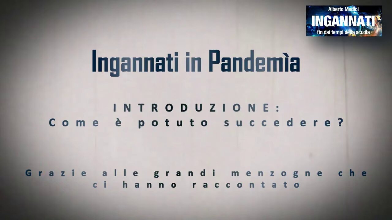 Ingannati in Pandemia - Documentario
