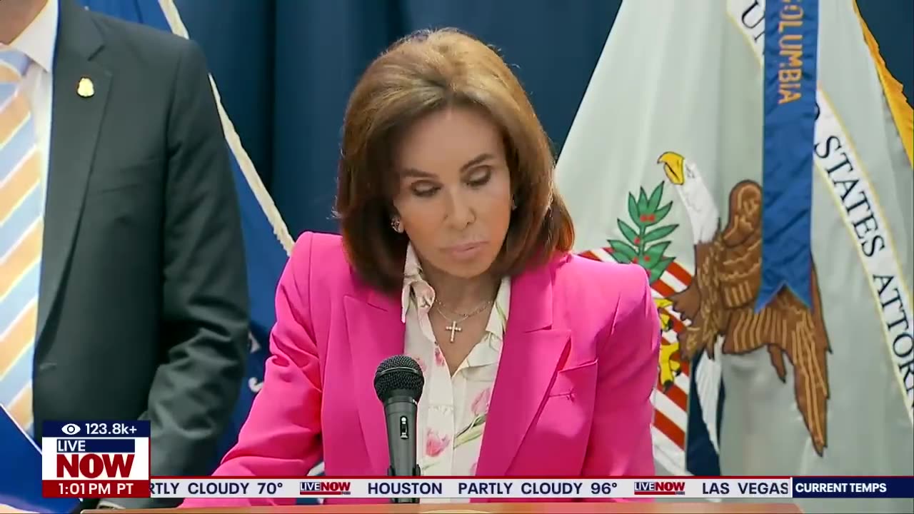 📌Jeanine Pirro provides details on drug & weapons busts in the DC area