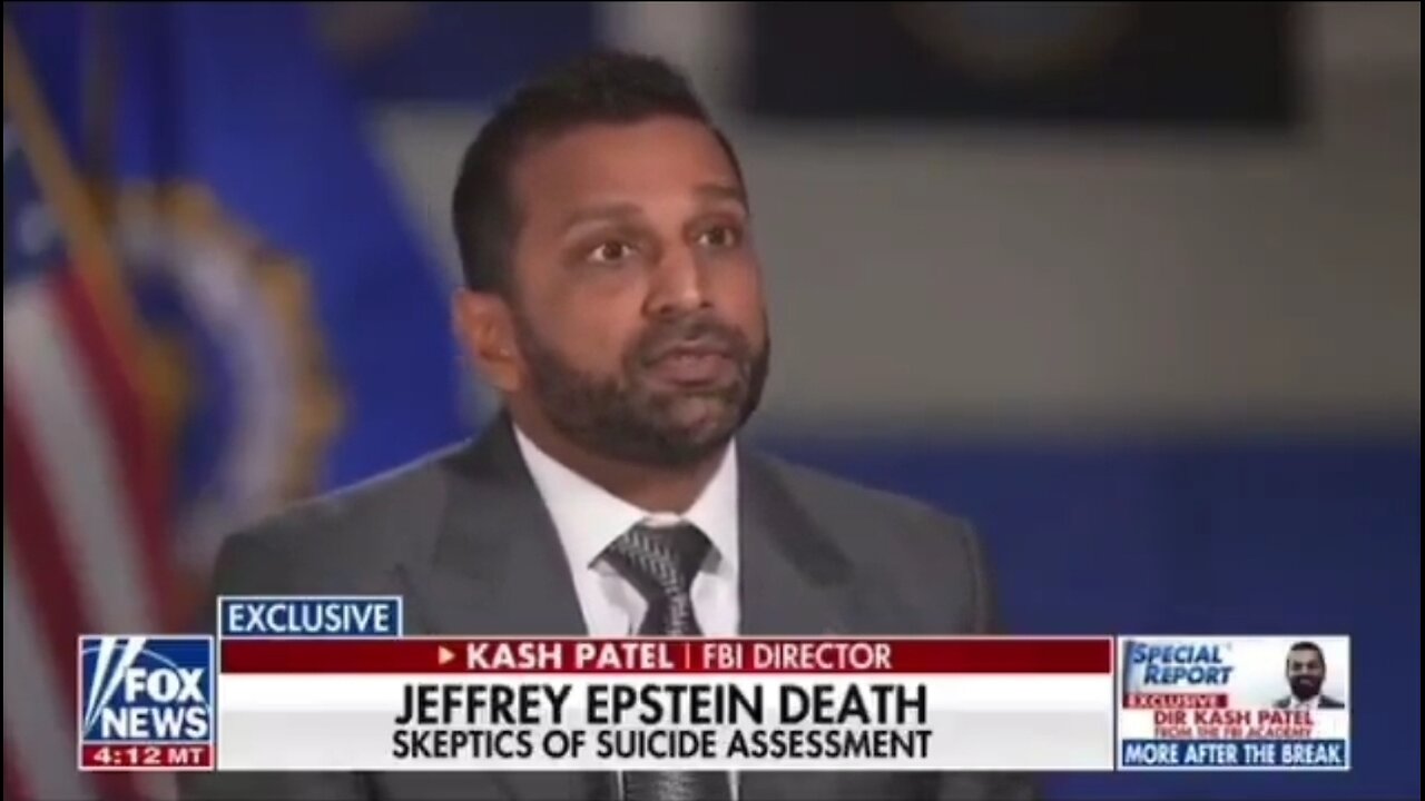 FBI Director: Yes, Jeffrey Epstein Killed Himself