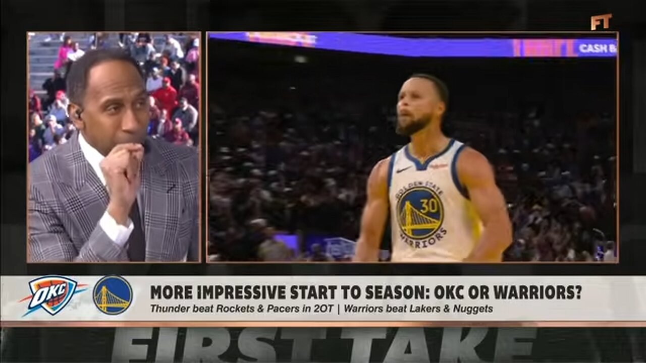 THUNDER OR WARRIORS had a more impressive start? But who did they play?