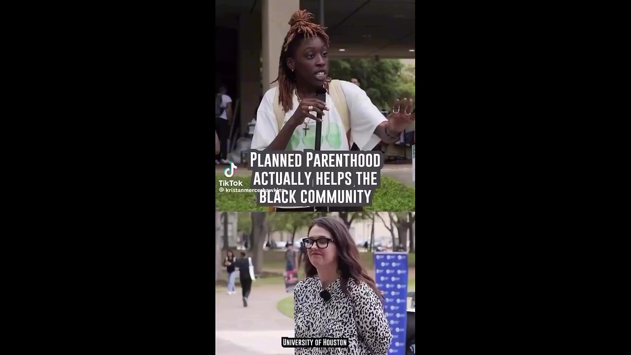 Black woman says the black community is overpopulated and that Planned Parenthood helps them