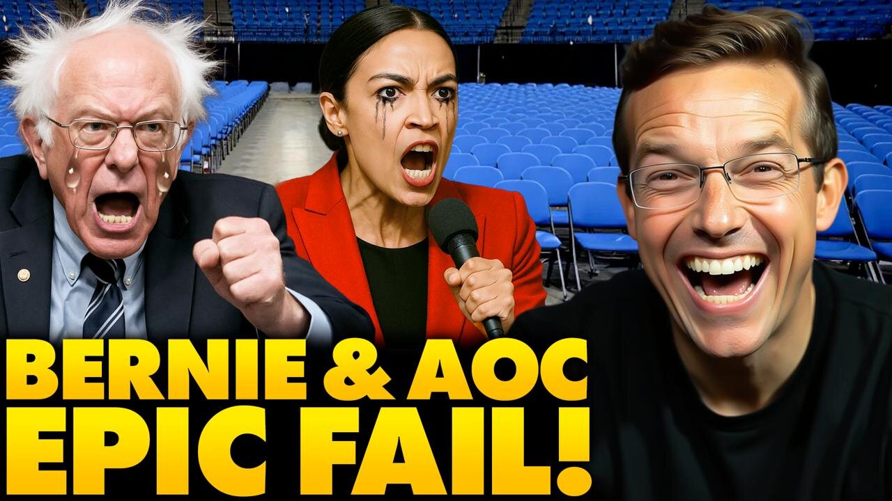 HUMILIATION: Bernie & AOC Give Speech to EMPTY Arena in Texas, Total Commie Collapse | No One Came…