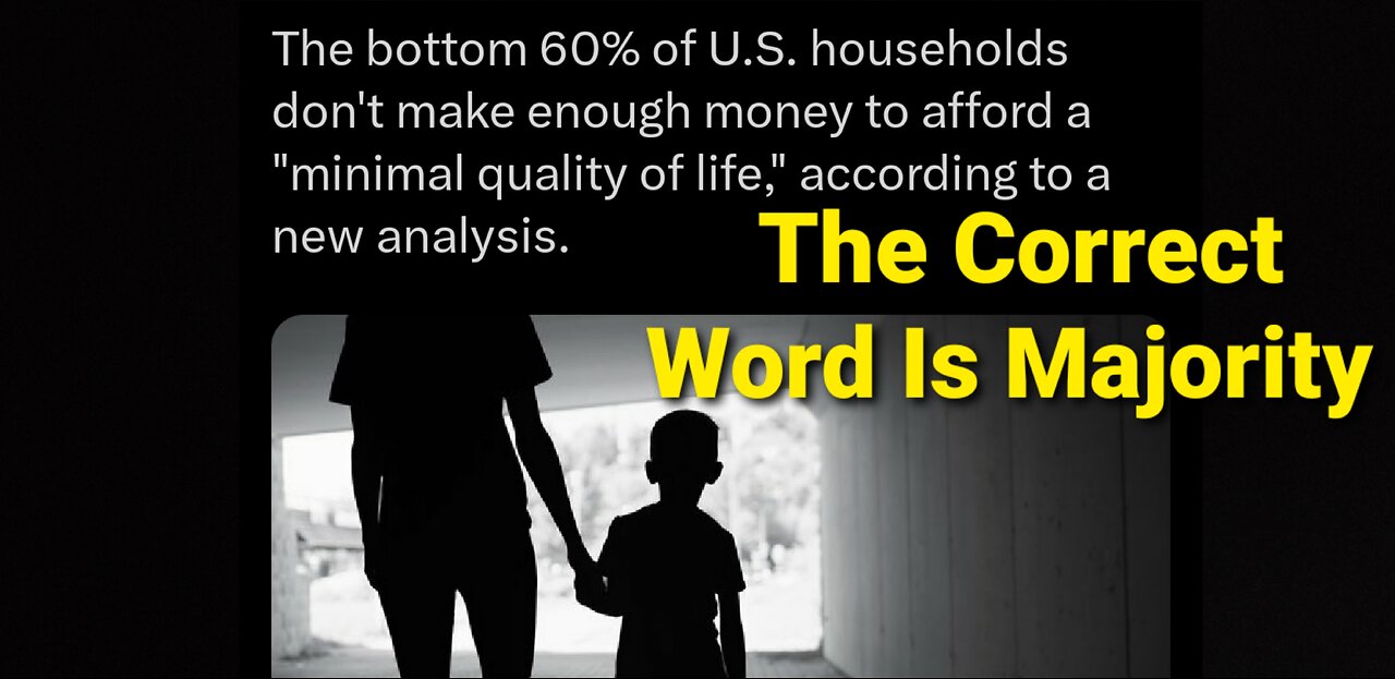 CBS Screws Up With Article Saying Minority Of 60% Of Americans Cant Afford Quality Of Life