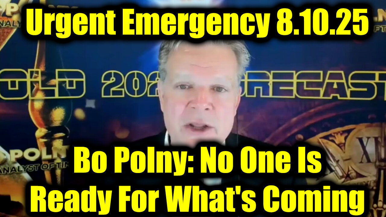 Urgent Emergency Aug 10 - No One Is Ready For Whats Coming