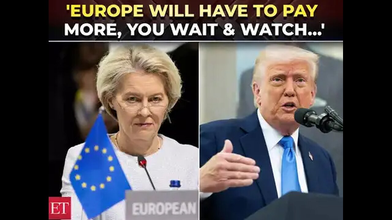 Trump. EU Nastier Than China on Trade