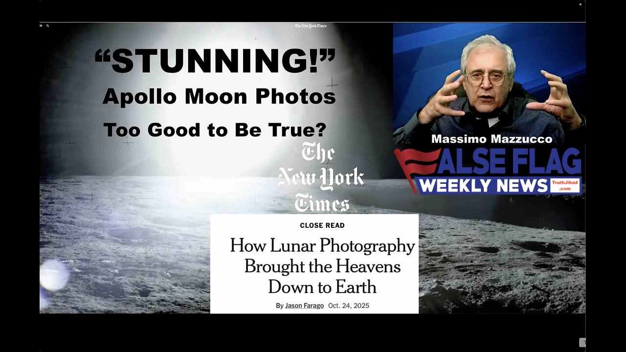 Stunning! Apollo Moon Photos Too Good to Be True? (FFWN with Massimo Mazzucco)