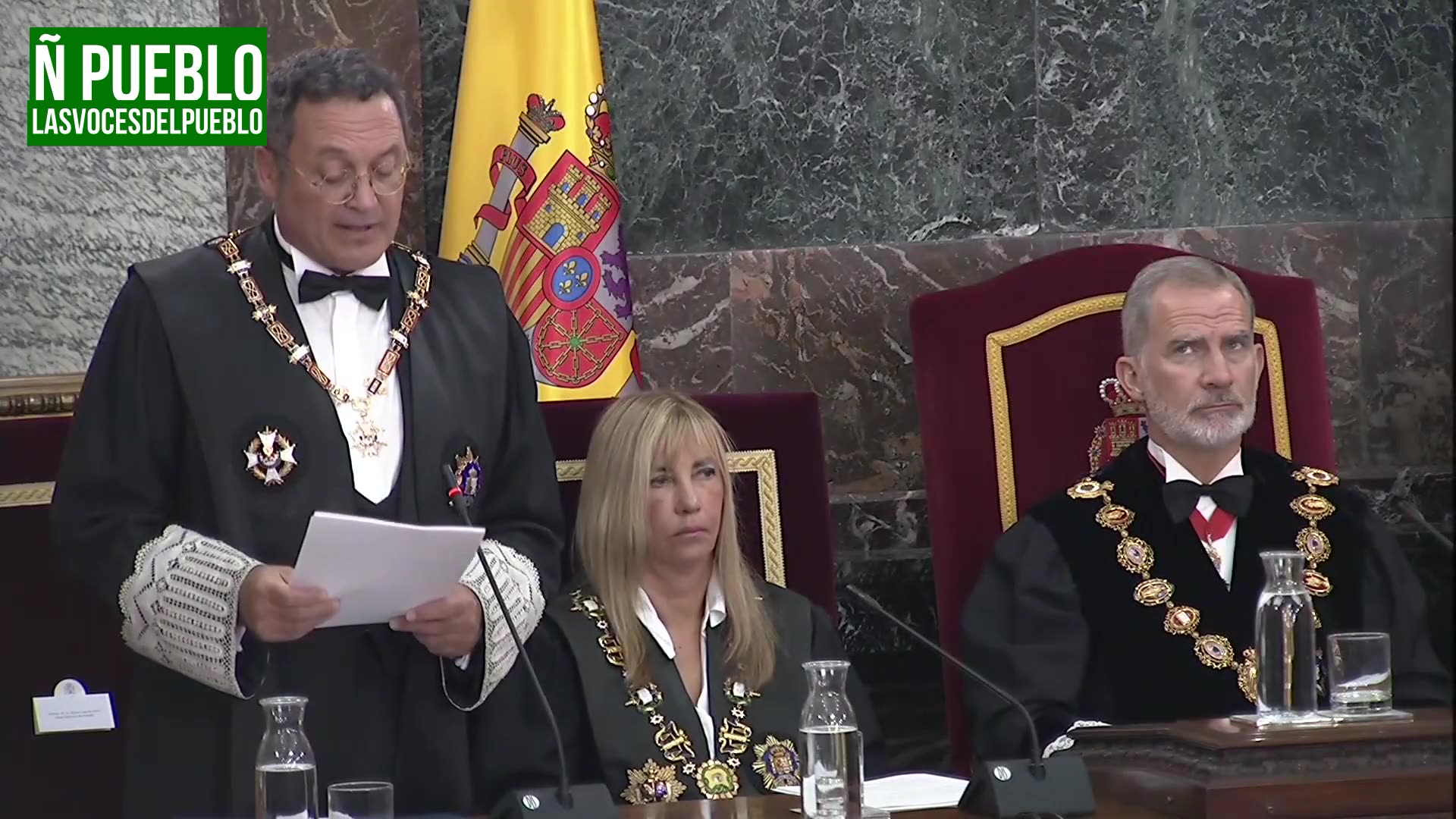 Discurso del imputado y procesado fiscal general español en la apertura del año judicial 2025-2026