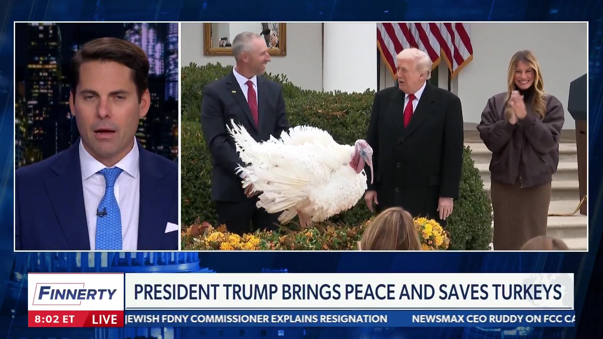 PDJTs pardoning of Thanksgiving turkey shows his humorous side 🦃