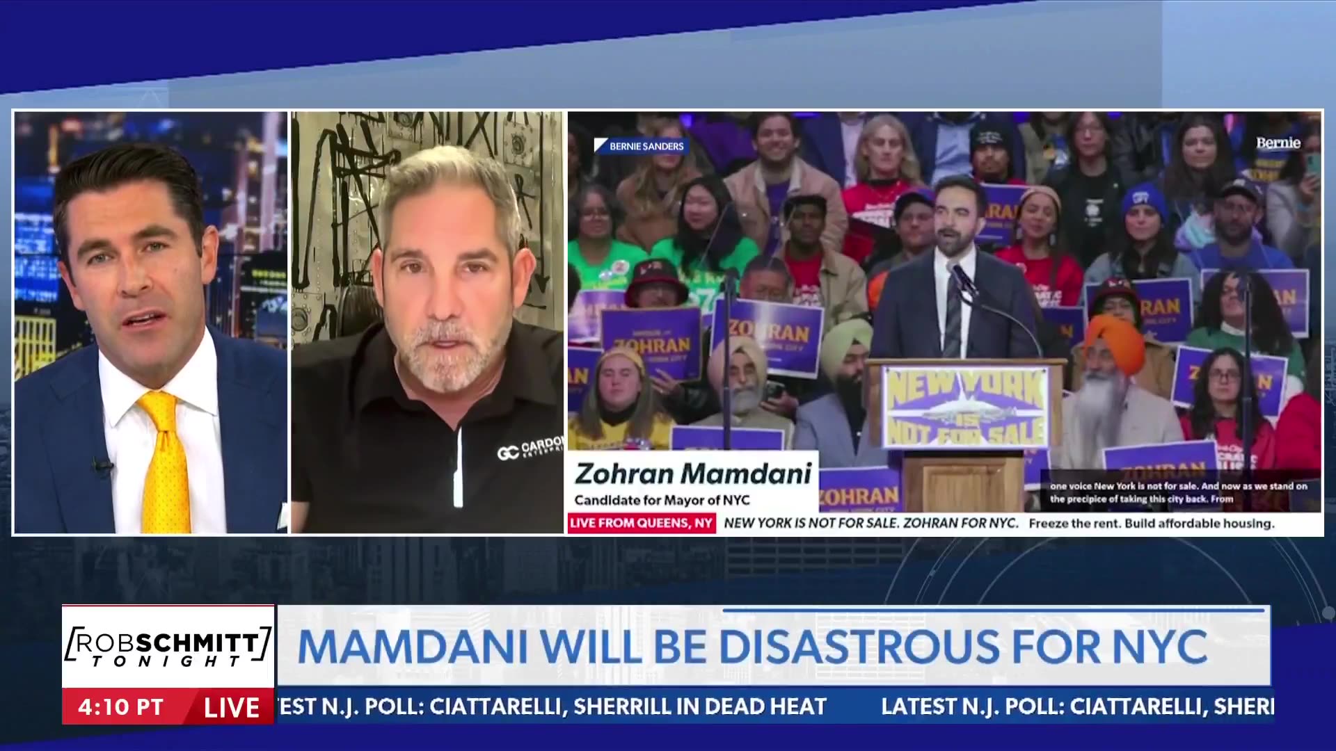 Zohran Mamdani “is going to gut New York City 🚨 Grant Cardone