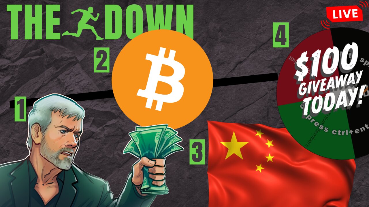 Saylors FAILED Strategy, Bitcoin NOT Done Yet!, China Trade War Heating up + $100 Weex Giveaway!