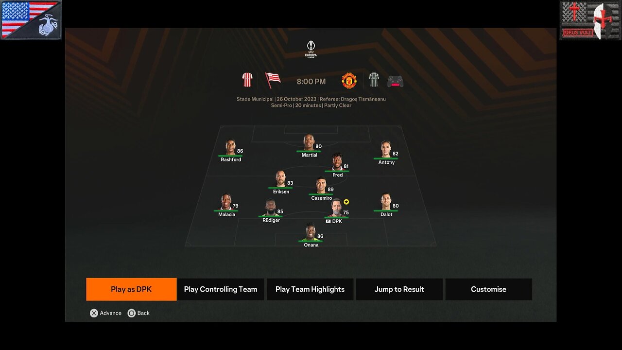 Sports Pitch Soccer 2025-2026: Game #17 [Manchester United F.C. at Cracovia F.C.]