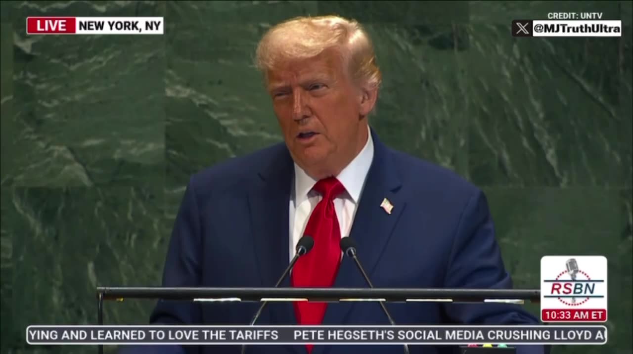 President Trump 💥💥💥 The UN is supposed to Stop Invasions, NOT CREATE & FINANCE THEM