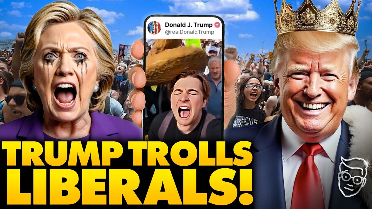 Trumps Hysterical Response To The ‘No Kings’ Protest Sets Internet On FIRE, Hillary Has MELTDOWN 🤣