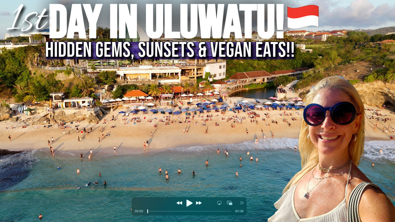 First Day in Uluwatu | Hidden Gems, Sunset at Dreamland Beach & Vegan Eats! | Indonesia! 🌴✨