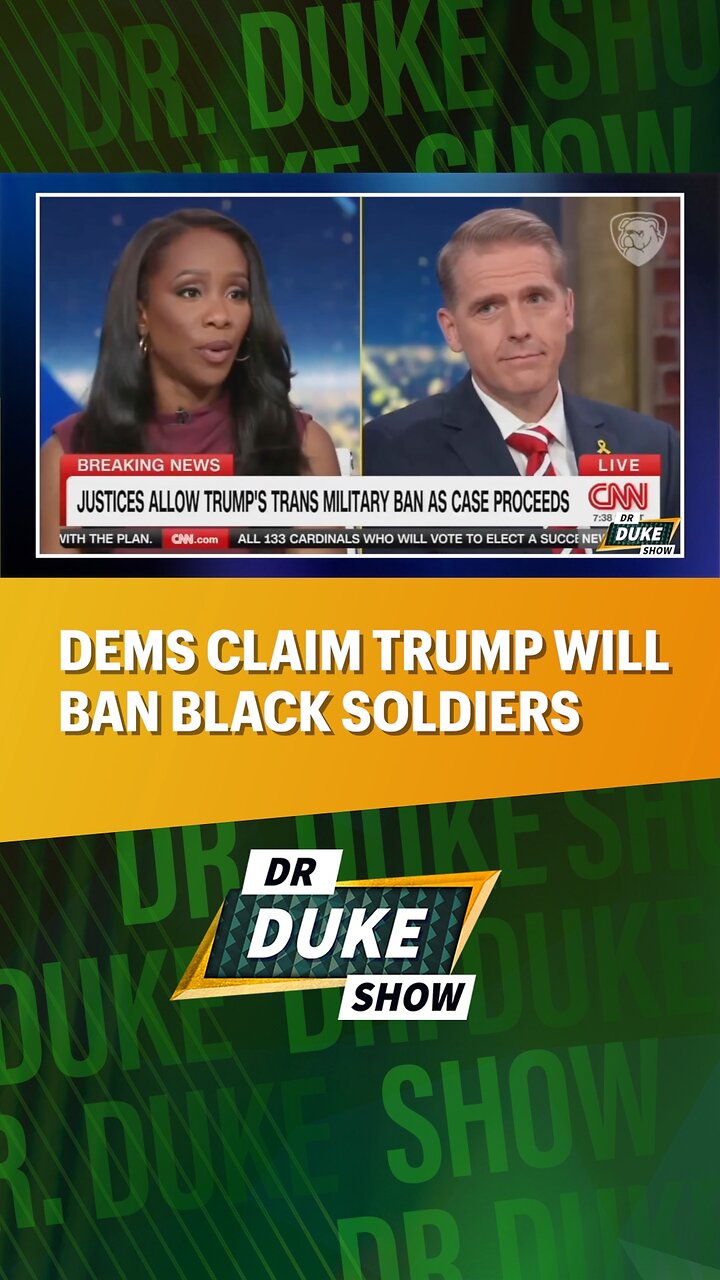 🤦‍♂️Dems Claim Trump Will Ban Black Soldiers