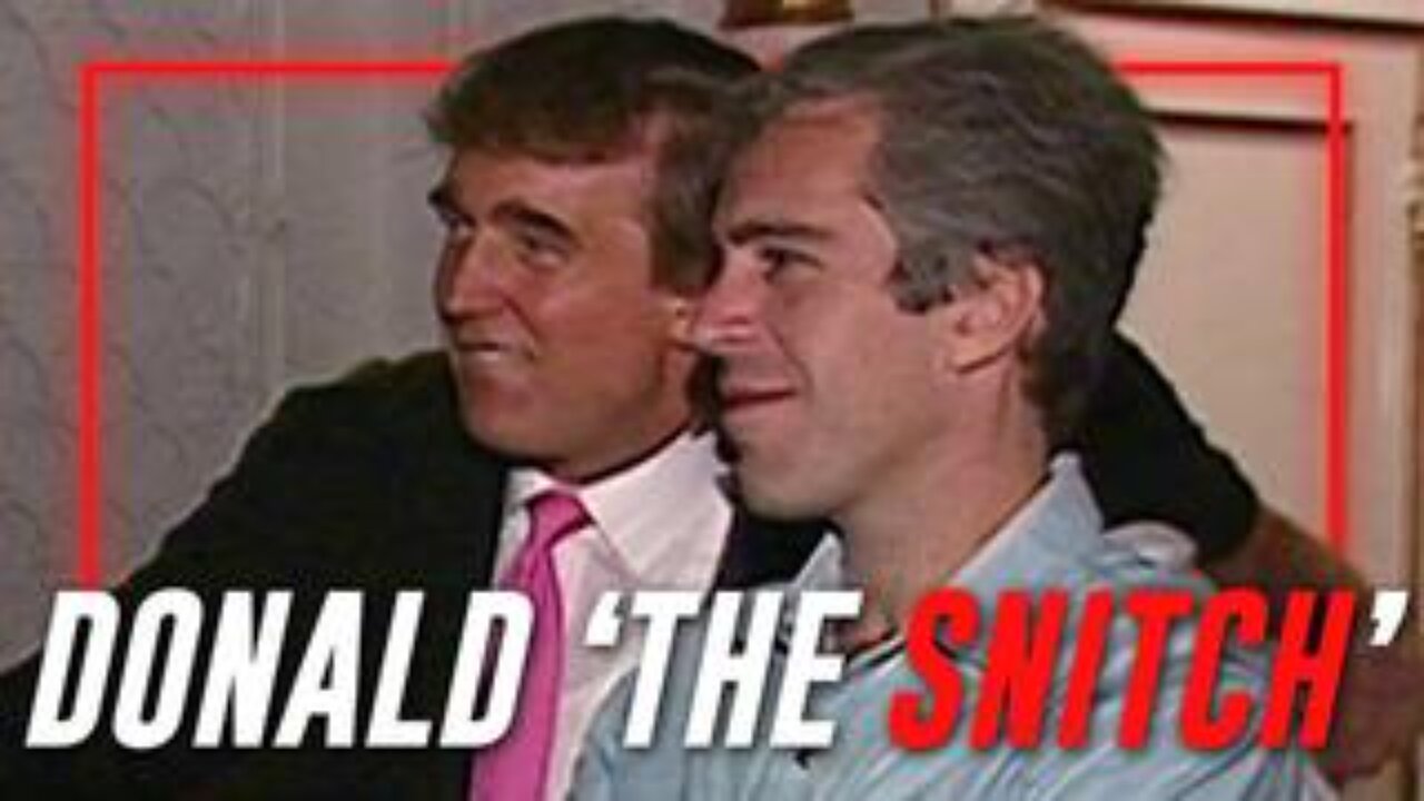 Jeffrey Epstein Believed Donald Trump Was The Rat That Snitched On Him First!