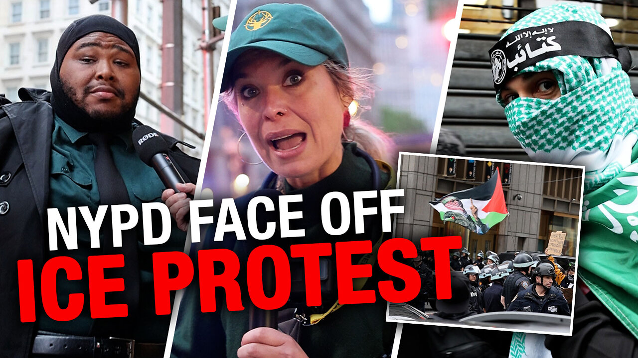 NYPD face-off with anti-ICE, Israel activists after No Kings protest