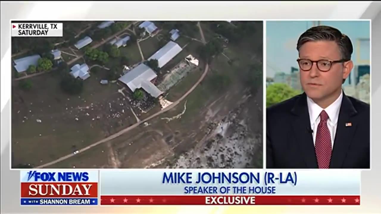 Mike Johnson on Texas floods: In a moment like this, all we know to do at this moment is pray.