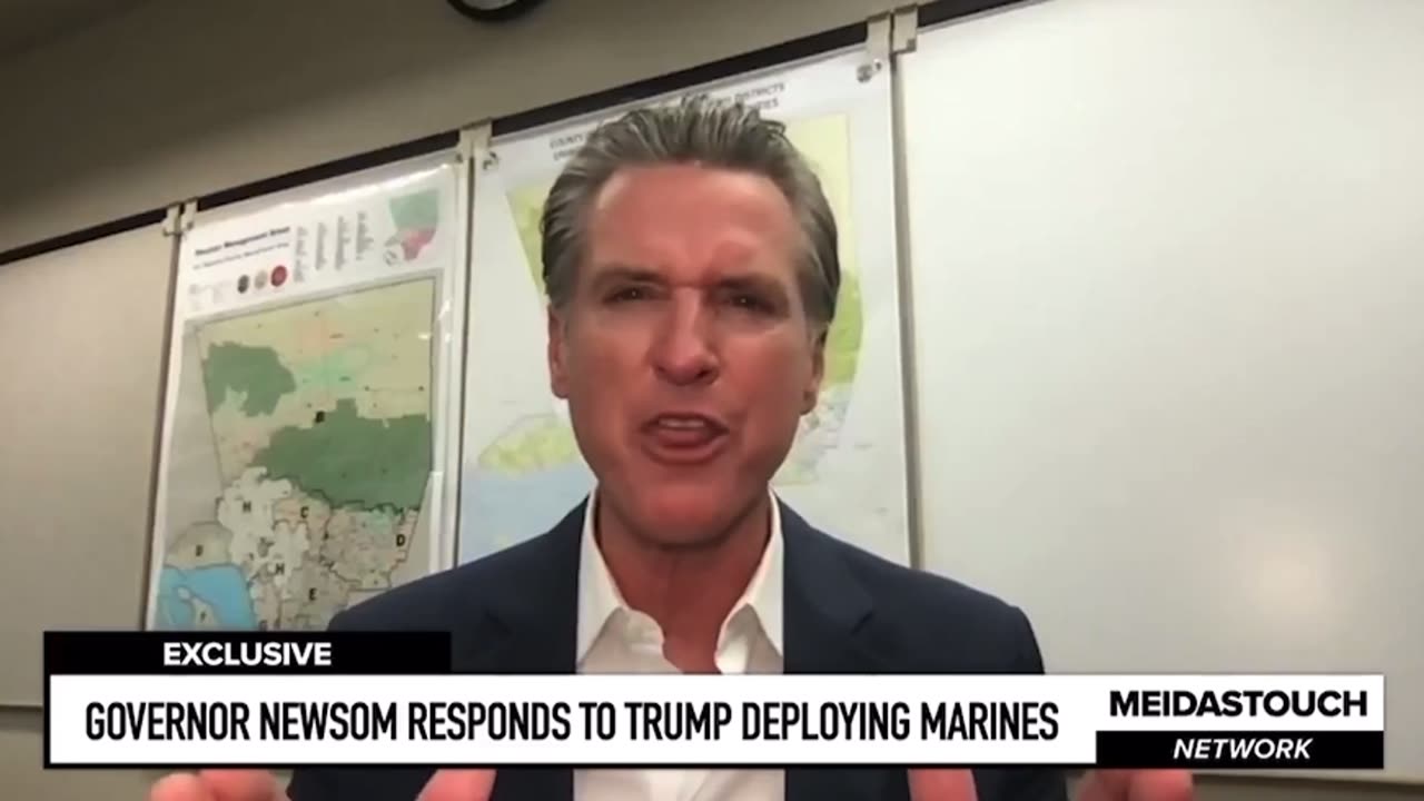 Gavin Newsom Taunts Trump: Just Get it Over With. Arrest Me.