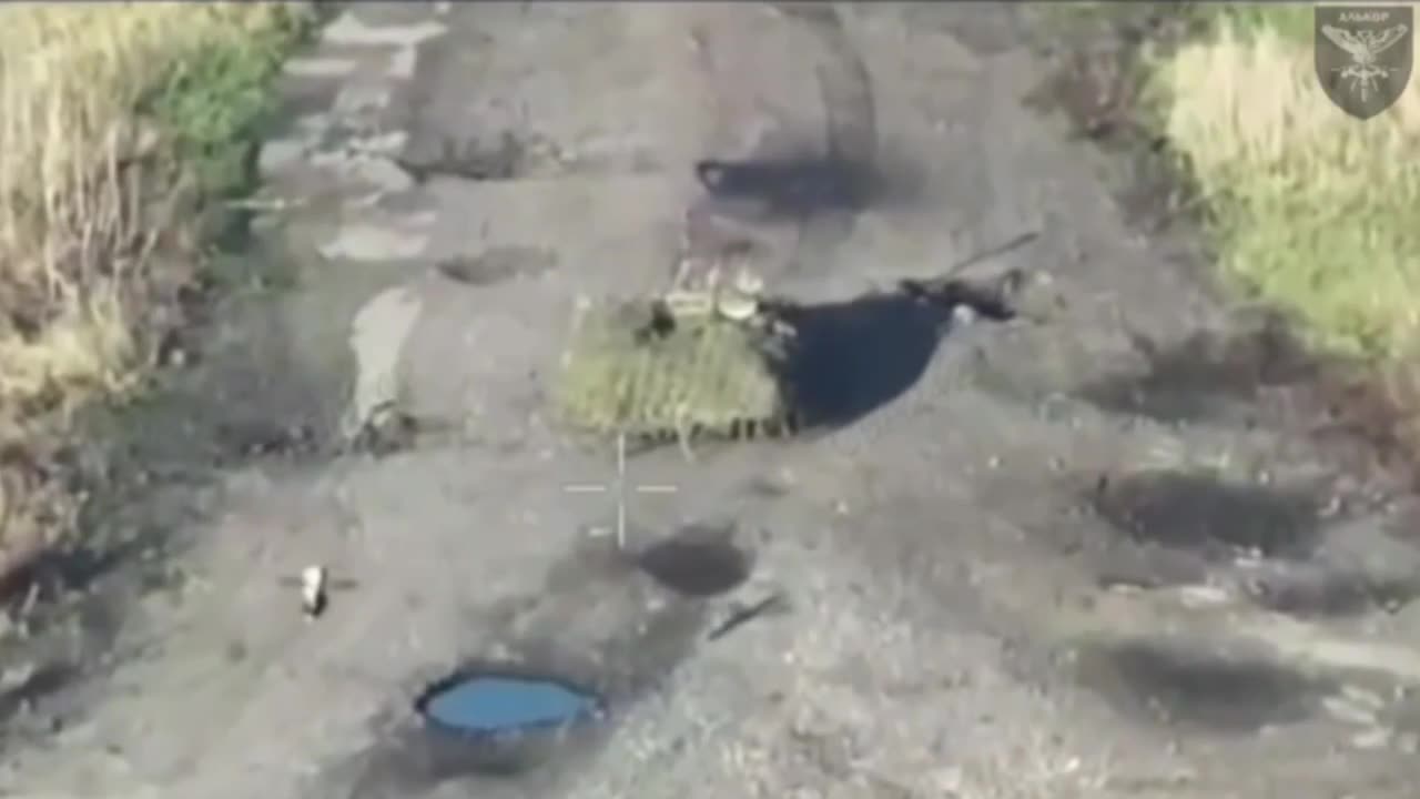 π₯ Destruction of Russian ground drone in the Sumy direction!