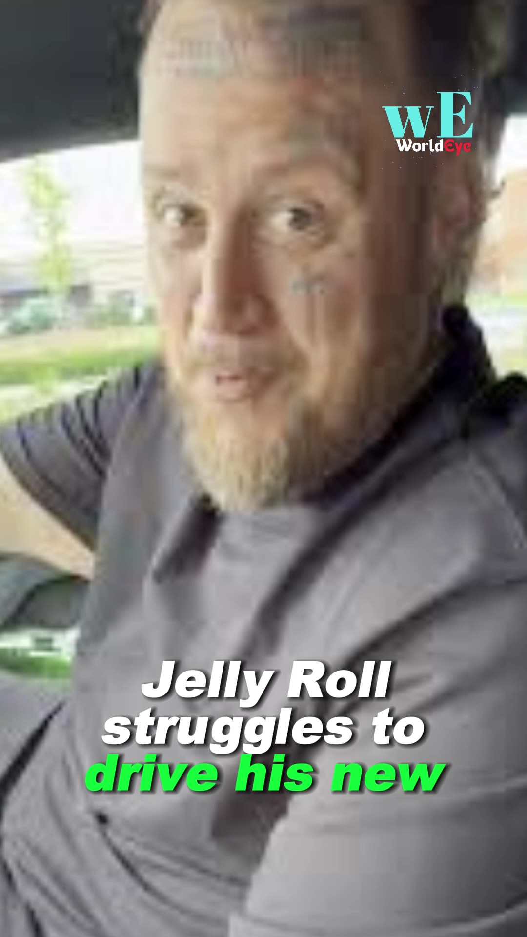 Jelly Roll Can’t Handle His Lamborghini – Regretting His Riches? 😂 - WorldEye