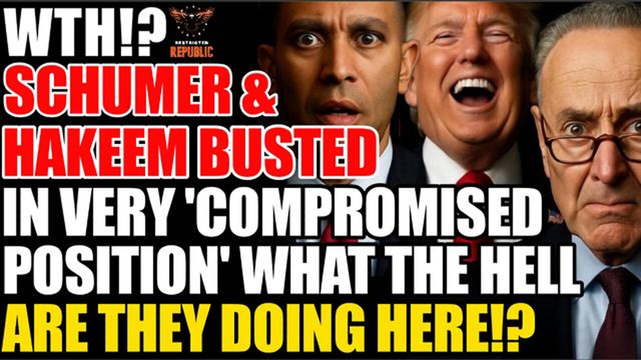 WTH!? Schumer and Hakeem Busted in ‘Compromised Position’ What the Hell Are They Doing Here!?