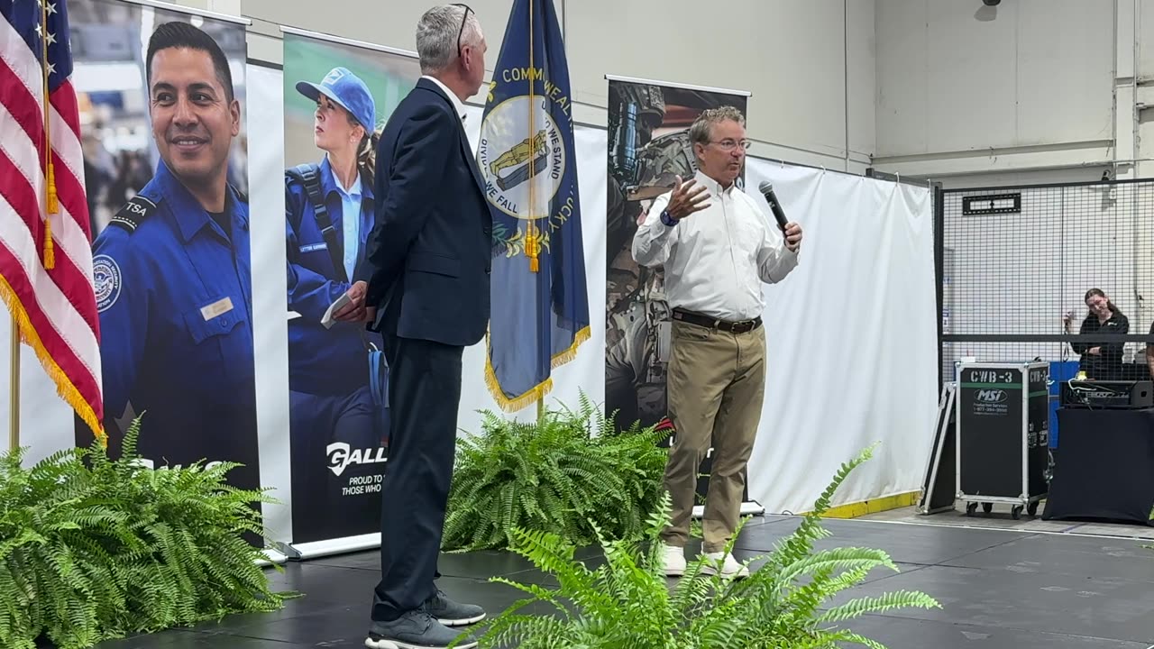 Dr. Rand Paul Holds Town Hall at Galls Industries thumbnail