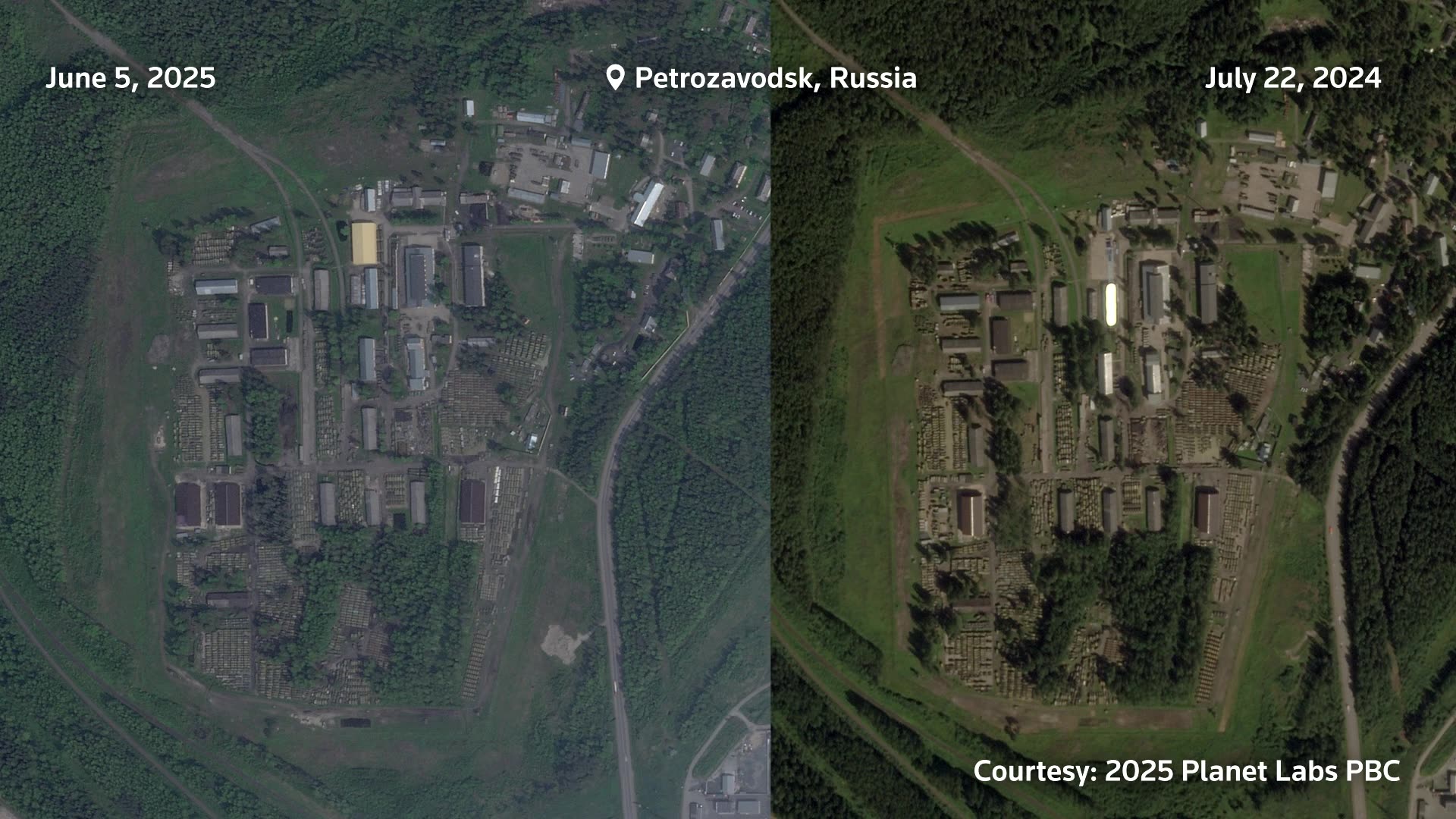 Military buildup and families split on NATOs frontier with Russia