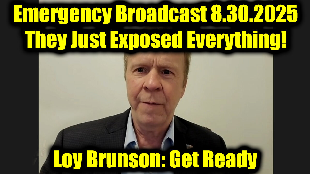 Emergency Broadcast 8.30.25 - They Just Exposed Everything!