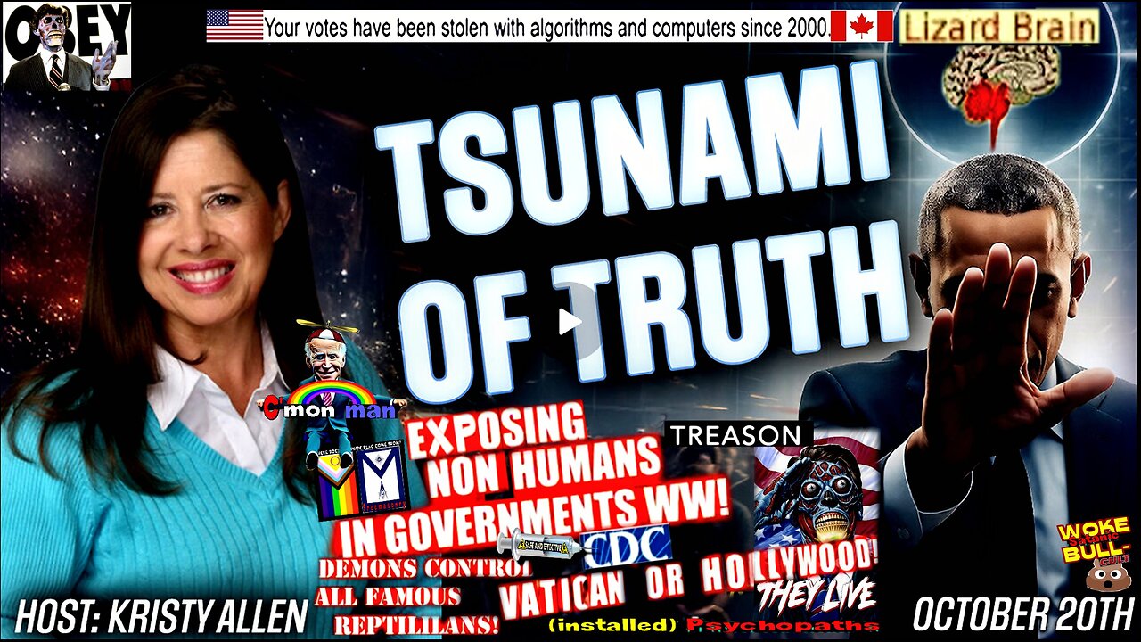 TSUNAMI OF TRUTH: Genetic Warfare, Obamas Arrest & The Final Battle for America
