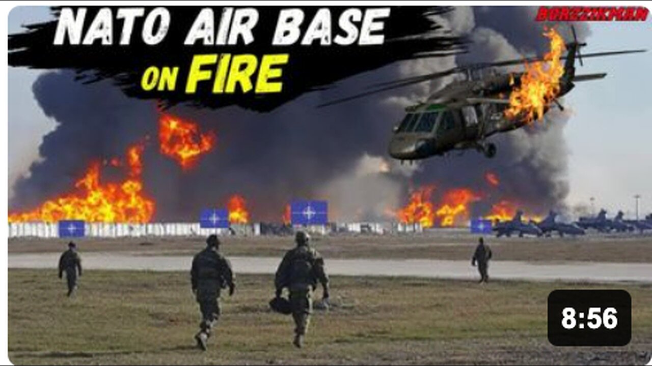 RUSSIA Brutally Attacked NATO Base in PRILUKI & Wiped OUT $12 Million US Chopper UH-60 Black Hawk