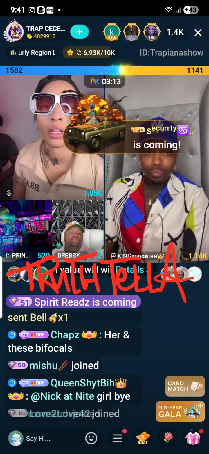TRAP CECE & LIONEL JOIN TEAM PK WITH DAREALSUPABIHH VS. DREBABY