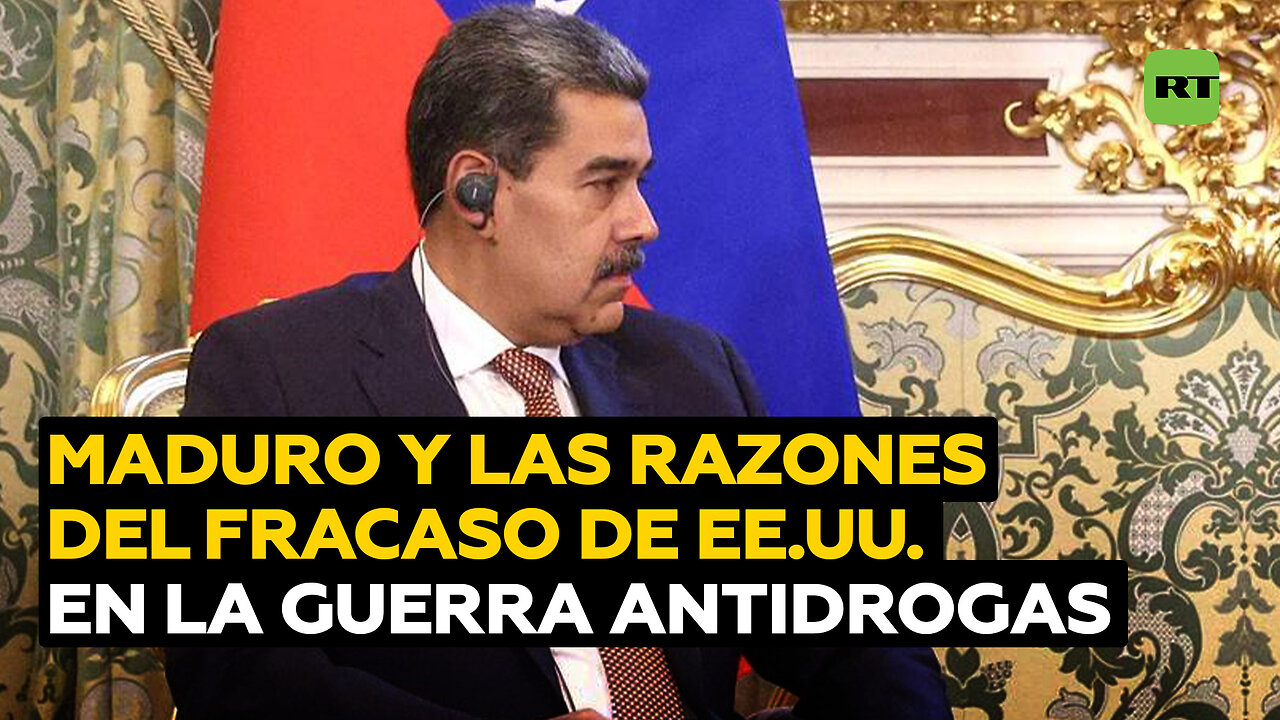 Maduro explica las razones del fracaso de EE.UU. en su guerra contra las drogas
